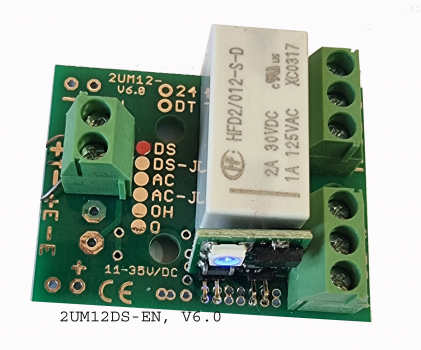 Miniatur-Relaisplatine ohne Schaltverstärker 2UM12DS-EN (V6.0)